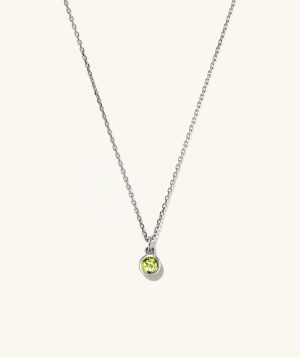 Sia Birthstone Pendant Necklace