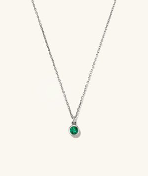 Sia Birthstone Pendant Necklace