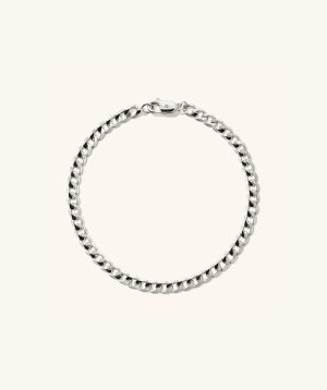 Flat Curb Chain Bracelet