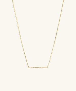 Linear Diamond Necklace