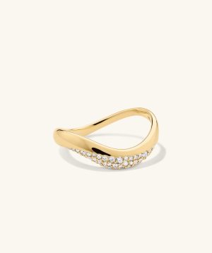 Dôme Figure Diamond Dipped Ring