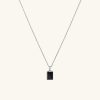 Black Onyx Pendant Necklace