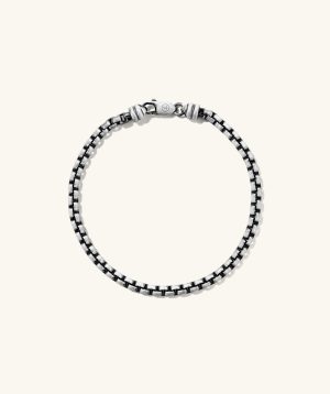 Round Box Chain Bracelet