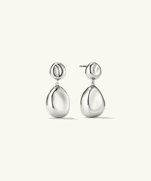 Organic Dôme Pebble Earrings