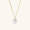 Bold Pearl Pendant Necklace