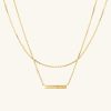 Layered Bar Necklace