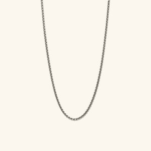 Round Box Chain Necklace