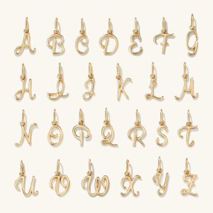Cursive Letter Charm