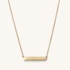 Engravable Bar Necklace